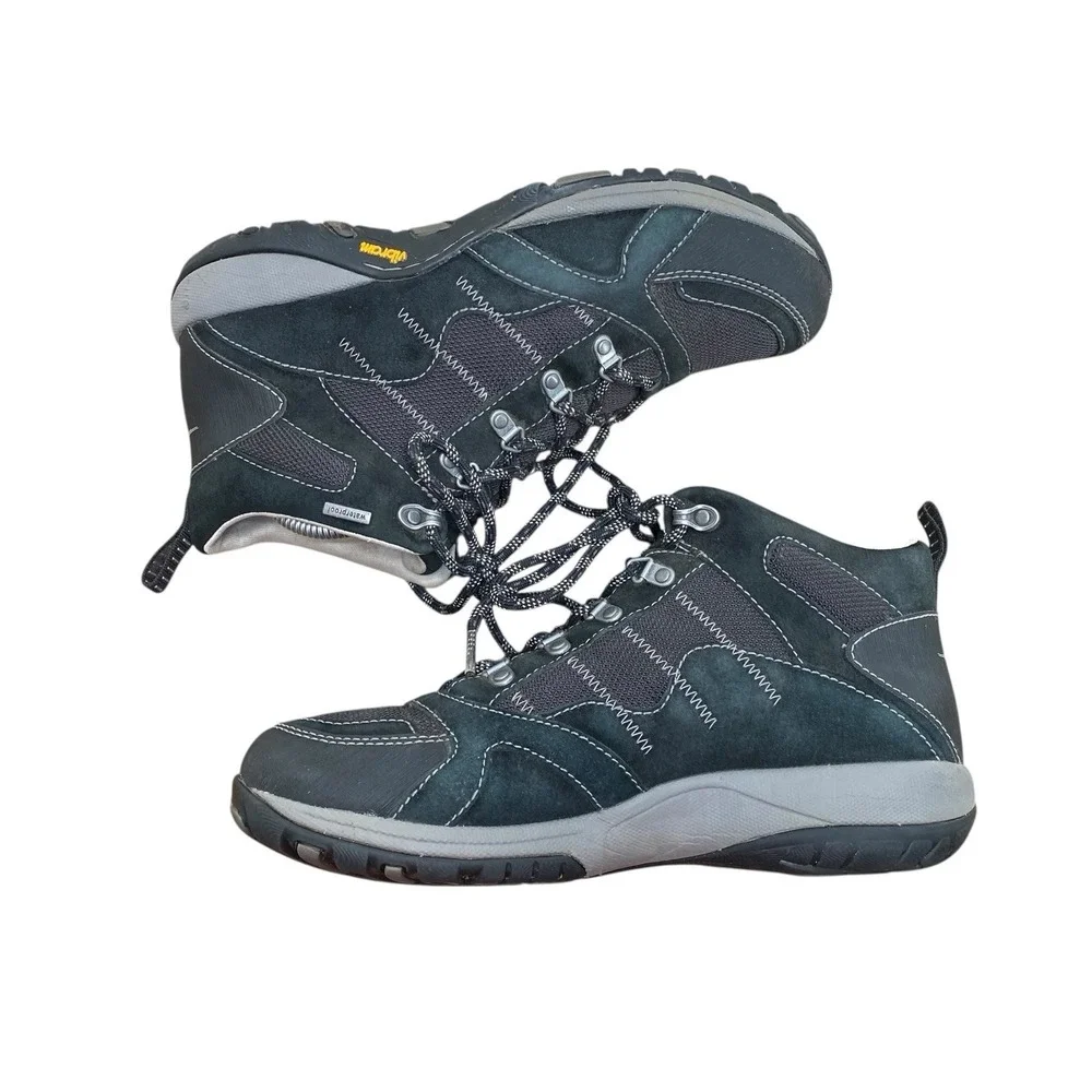 Dansko Paxton Black Suede Waterproof Boots‎ Women's EU 40 US 9.5-10
